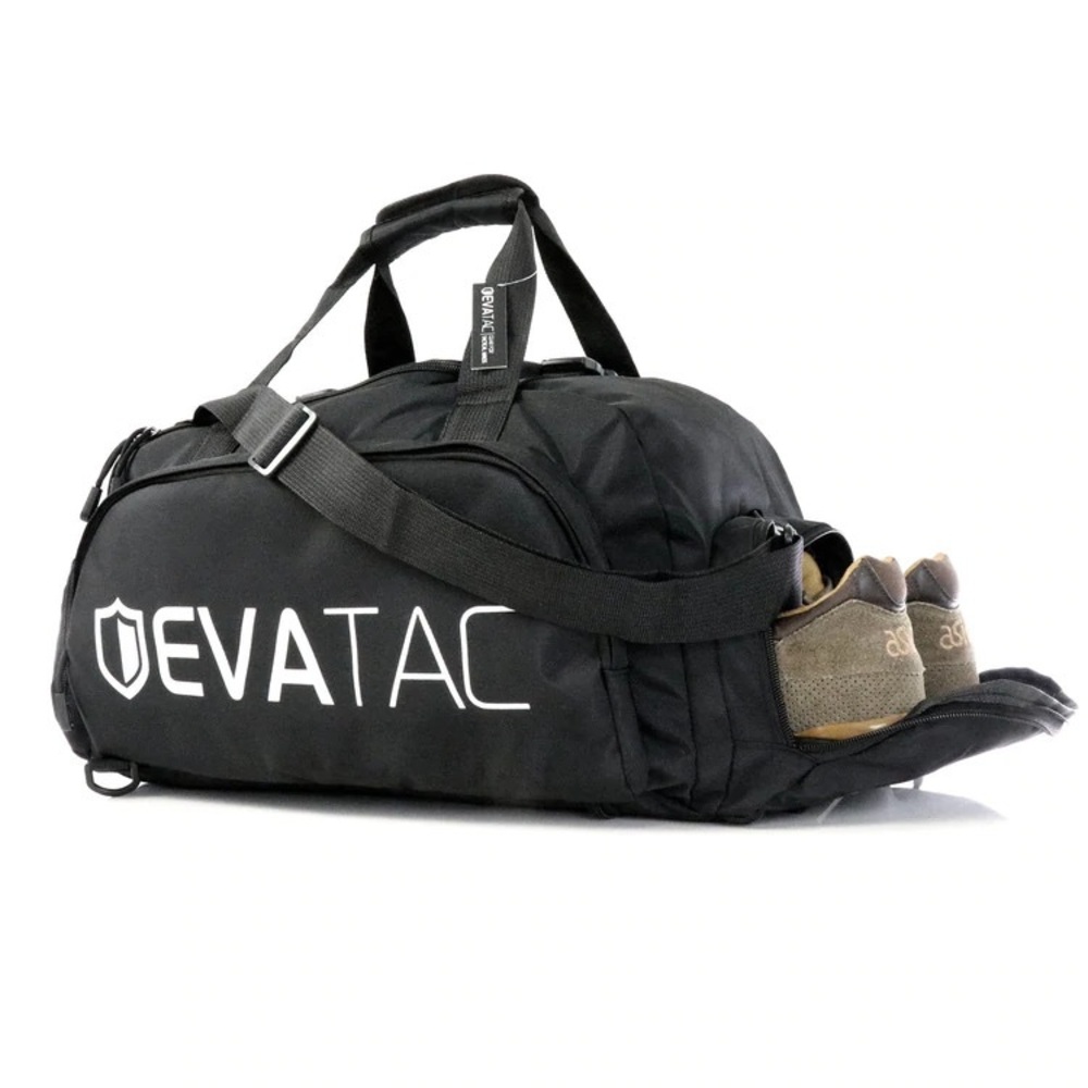 Hybrid Duffel Bag | Large Size 600D Oxford Cloth Duffel Bag w Shoe Compartment